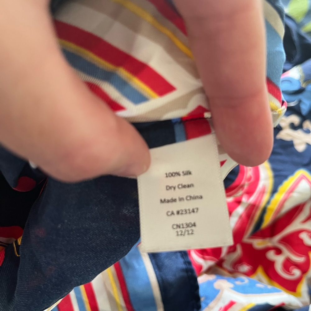 Talbots silk top - Picture 4 of 5